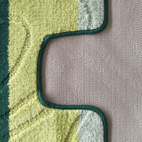 Komplet łazienkowy Montana z wycięciem 05 Zielony Komplet (50 cm x 80 cm i 40 cm x 50 cm) zielony Komplet łazienkowy Montana z wycięciem 05 Zielony Komplet (50 cm x 80 cm i 40 cm x 50 cm) zielony
