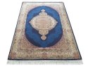 Dywan Ekskluzywny Qum Silk 01 Navy 160 x 230 cm granatowy