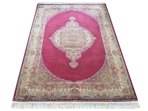 Dywan Ekskluzywny Qum Silk 01 Red 160 x 230 cm czerwony Dywan Ekskluzywny Qum Silk 01 Red 160 x 230 cm czerwony