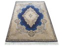 Dywan Ekskluzywny Qum Silk 02 Navy 200 x 300 cm granatowy