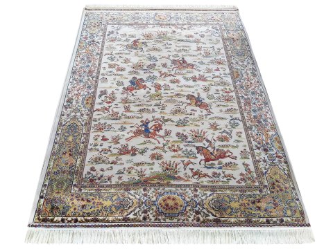 Dywan Ekskluzywny Qum Silk 10 Cream 160 x 230 cm kremowy