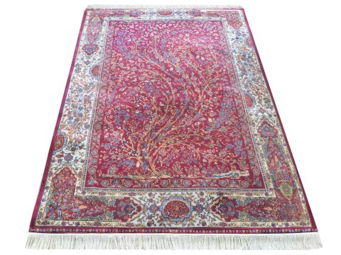 Dywan Ekskluzywny Qum Silk 11 Red 160 x 230 cm czerwony Dywan Ekskluzywny Qum Silk 11 Red 160 x 230 cm czerwony