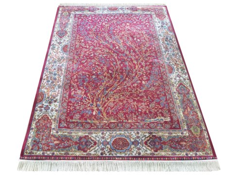 Dywan Ekskluzywny Qum Silk 11 Red 160 x 230 cm czerwony