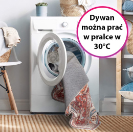 Dywan pluszowy shaggy do prania Latte 200 x 290