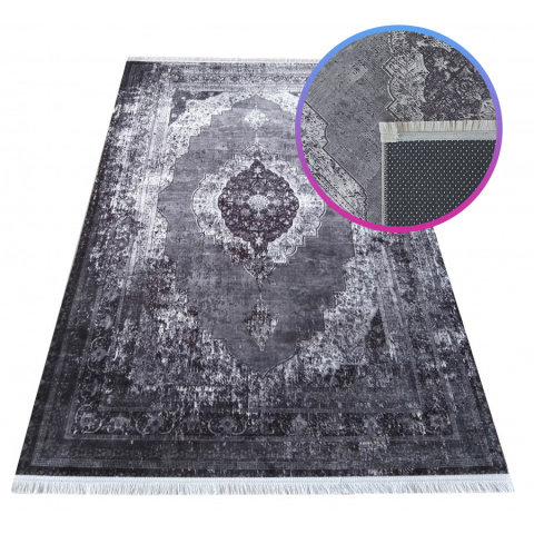 Dywan do prania VINTAGE SZARY 2 80 x 150 cm Dywan do prania VINTAGE SZARY 2 80 x 150 cm