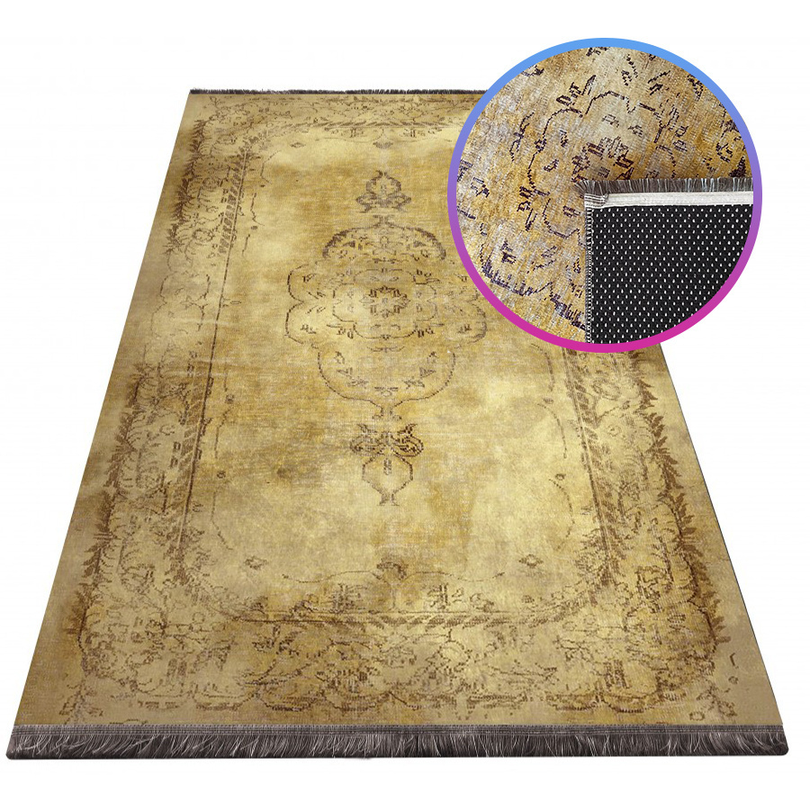 Dywan do prania VINTAGE ZŁOTY 180 x 280 cm Dywan do prania VINTAGE ZŁOTY 180 x 280 cm