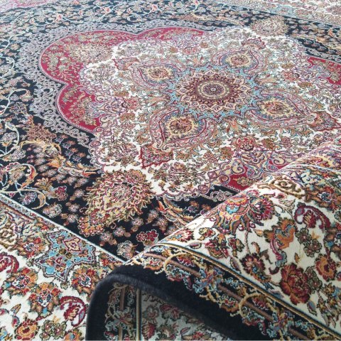 Dywan Ekskluzywny PERS 08 Navy 200 x 300 cm granatowy Dywan Ekskluzywny PERS 08 Navy 200 x 300 cm granatowy