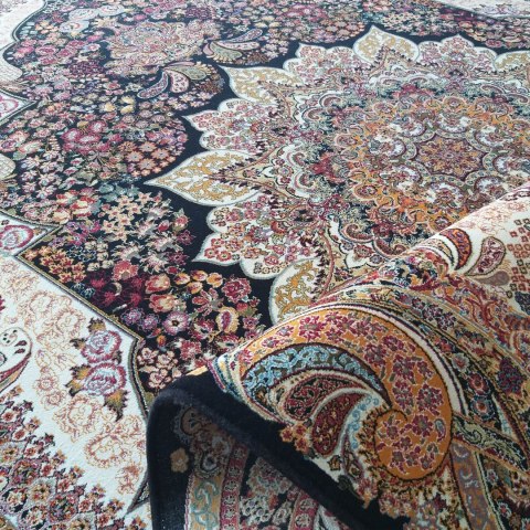 Dywan Ekskluzywny PERS 10 Navy 200 x 300 cm granatowy Dywan Ekskluzywny PERS 10 Navy 200 x 300 cm granatowy