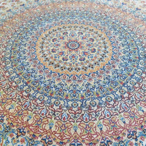Dywan Ekskluzywny Qum Silk 07 Cream 200 x 300 cm kremowy Dywan Ekskluzywny Qum Silk 07 Cream 200 x 300 cm kremowy