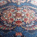 Dywan Ekskluzywny Qum Silk 08 Navy 160 x 230 cm granatowy