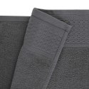 Ręcznik D Bawełna 100% Solano Krem + Ciemny Popiel (P) 2x50x90+2x70x140 kpl.