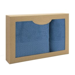 Ręcznik D Bawełna 100% Solano Niebieski (P) 50x90+70x140 kpl.