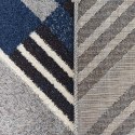 Dywan OTTO 03 Szaro-Turkusowy 80 x 150 cm szaro-niebieski