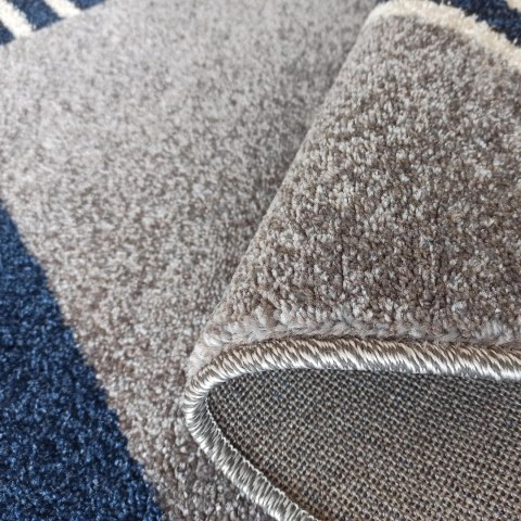 Dywan OTTO 03 Szaro-Turkusowy 80 x 150 cm szaro-niebieski