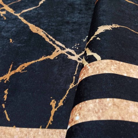 Dywan BLACK and GOLD 10 160 x 220 cm czarny Dywan BLACK and GOLD 10 160 x 220 cm czarny