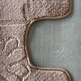 Komplet łazienkowy Montana z wycięciem Maritime Beige Komplet (50 cm x 80 cm i 40 cm x 50 cm)