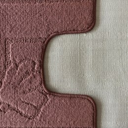 Komplet łazienkowy Montana z wycięciem Maritime Brown Komplet (50 cm x 80 cm i 40 cm x 50 cm)