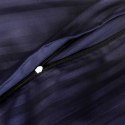 Pościel satyna bawełniana CIZGILI NAVY BLUE/180x200 EXCLUSIVE