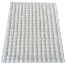 Dywan MERLIN 3D White 160 x 200 cm biały