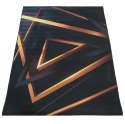 Dywan BLACK and GOLD N 03 60 x 100 cm czarny