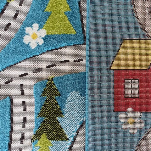 Dywan Color Kids 02 Blue 200 x 290 cm Dywan Color Kids 02 Blue 200 x 290 cm