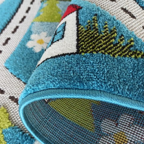 Dywan Color Kids 02 Blue 400 x 500 cm Dywan Color Kids 02 Blue 400 x 500 cm