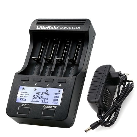 Ładowarka LiitoKala Lii-500 4 AA AAA 18650 26650 Ładowarka LiitoKala Lii-500 4 AA AAA 18650 26650