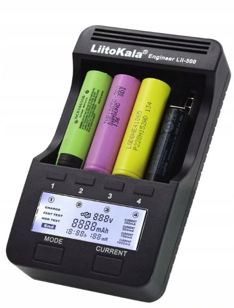 Ładowarka LiitoKala Lii-500 4 AA AAA 18650 26650 Ładowarka LiitoKala Lii-500 4 AA AAA 18650 26650
