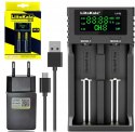 Ładowarka LiitoKala Lii S2 USB AA AAA 18650 26650