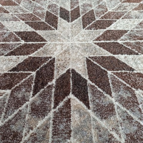 Dywan Panamero 10 Beżowe - koło beżowy 80 cm