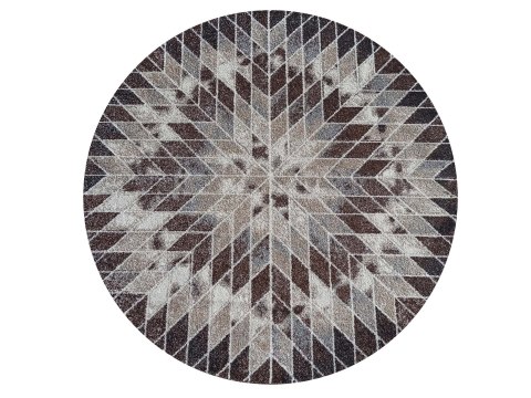 Dywan Panamero 10 Brązowe - koło brązowy 100 cm