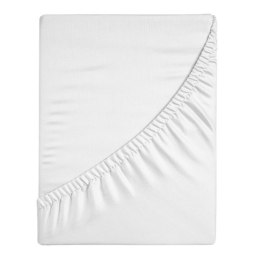 Frankhauer Prześcieradło Jersey z gumką białe - 220 x 200