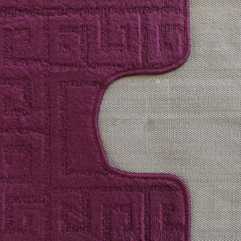 Komplet łazienkowy Montana z wycięciem Ethnic Aubergine Komplet (50 cm x 80 cm i 40 cm x 50 cm) Komplet łazienkowy Montana z wycięciem Ethnic Aubergine Komplet (50 cm x 80 cm i 40 cm x 50 cm)