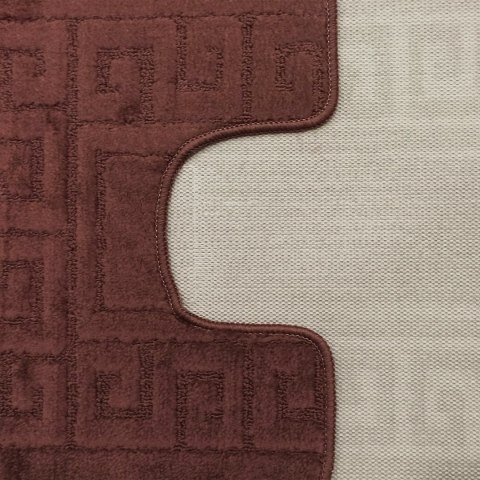 Komplet łazienkowy Montana z wycięciem Ethnic Brown Komplet (50 cm x 80 cm i 40 cm x 50 cm) Komplet łazienkowy Montana z wycięciem Ethnic Brown Komplet (50 cm x 80 cm i 40 cm x 50 cm)
