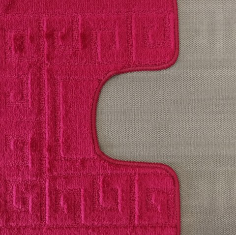 Komplet łazienkowy Montana z wycięciem Ethnic Burgundy Komplet (50 cm x 80 cm i 40 cm x 50 cm) Komplet łazienkowy Montana z wycięciem Ethnic Burgundy Komplet (50 cm x 80 cm i 40 cm x 50 cm)