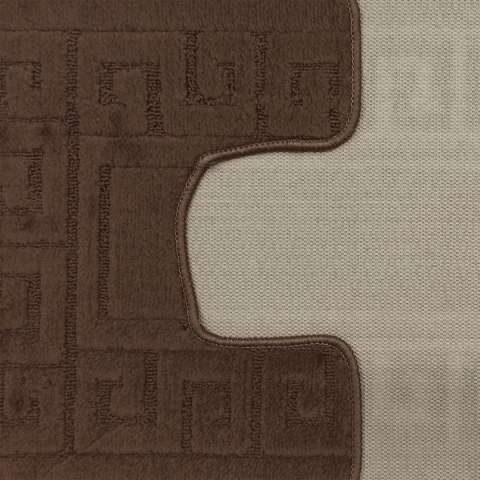 Komplet łazienkowy Montana z wycięciem Ethnic Chocolatte Komplet (50 cm x 80 cm i 40 cm x 50 cm) Komplet łazienkowy Montana z wycięciem Ethnic Chocolatte Komplet (50 cm x 80 cm i 40 cm x 50 cm)