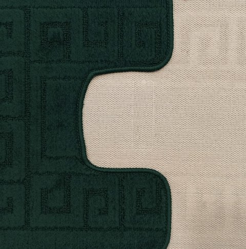 Komplet łazienkowy Montana z wycięciem Ethnic Hunter Green Komplet (50 cm x 80 cm i 40 cm x 50 cm) Komplet łazienkowy Montana z wycięciem Ethnic Hunter Green Komplet (50 cm x 80 cm i 40 cm x 50 cm)