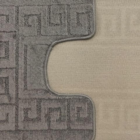 Komplet łazienkowy Montana z wycięciem Ethnic Metal Grey Komplet (50 cm x 80 cm i 40 cm x 50 cm) Komplet łazienkowy Montana z wycięciem Ethnic Metal Grey Komplet (50 cm x 80 cm i 40 cm x 50 cm)