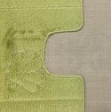 Komplet łazienkowy Montana z wycięciem Maritime Green Komplet (50 cm x 80 cm i 40 cm x 50 cm)