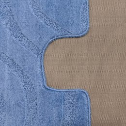 Komplet łazienkowy Montana z wycięciem Symphony Blue Komplet (50 cm x 80 cm i 40 cm x 50 cm)