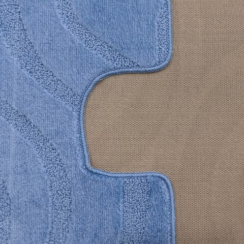 Komplet łazienkowy Montana z wycięciem Symphony Blue Komplet (50 cm x 80 cm i 40 cm x 50 cm) Komplet łazienkowy Montana z wycięciem Symphony Blue Komplet (50 cm x 80 cm i 40 cm x 50 cm)