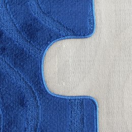 Komplet łazienkowy Montana z wycięciem Symphony Dark Blue Komplet (50 cm x 80 cm i 40 cm x 50 cm)
