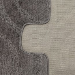 Komplet łazienkowy Montana z wycięciem Symphony Opal Grey Komplet (50 cm x 80 cm i 40 cm x 50 cm)