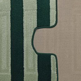 Komplet łazienkowy Montana z wycięciem Said XL Hunter Green Komplet (60 cm x 100 cm i 50 cm x 60 cm)