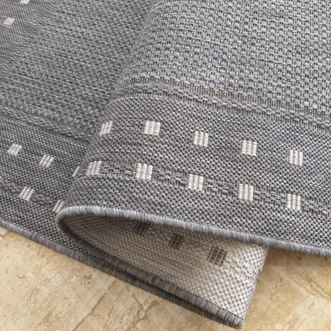 Chodnik sznurkowy dwustronny ZARA 11 szary szary 120 cm Chodnik sznurkowy dwustronny ZARA 11 szary szary 120 cm
