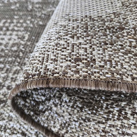 Dywan sznurkowy dwustronny ZARA 10 brązowy 80 x 150 cm brązowy Dywan sznurkowy dwustronny ZARA 10 brązowy 80 x 150 cm brązowy