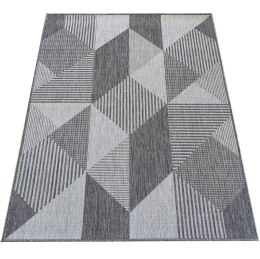 Dywan sznurkowy dwustronny ZARA 16 szary 160 x 230 cm szary