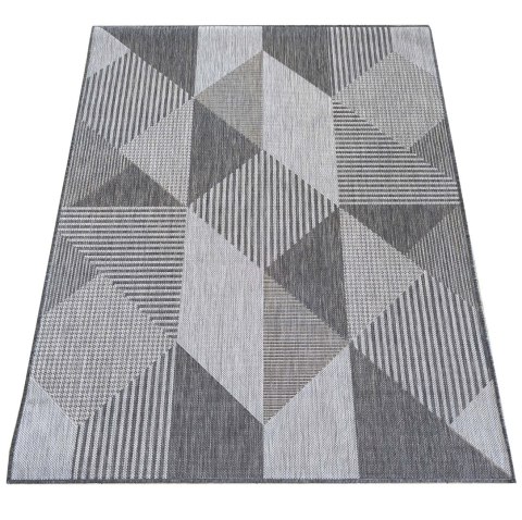 Dywan sznurkowy dwustronny ZARA 16 szary 160 x 230 cm szary Dywan sznurkowy dwustronny ZARA 16 szary 160 x 230 cm szary