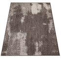 Dywan sznurkowy dwustronny ZARA 10 brązowy 160 x 230 cm brązowy