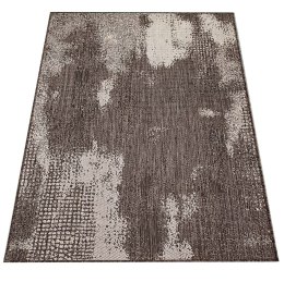 Dywan sznurkowy dwustronny ZARA 10 brązowy 160 x 230 cm brązowy